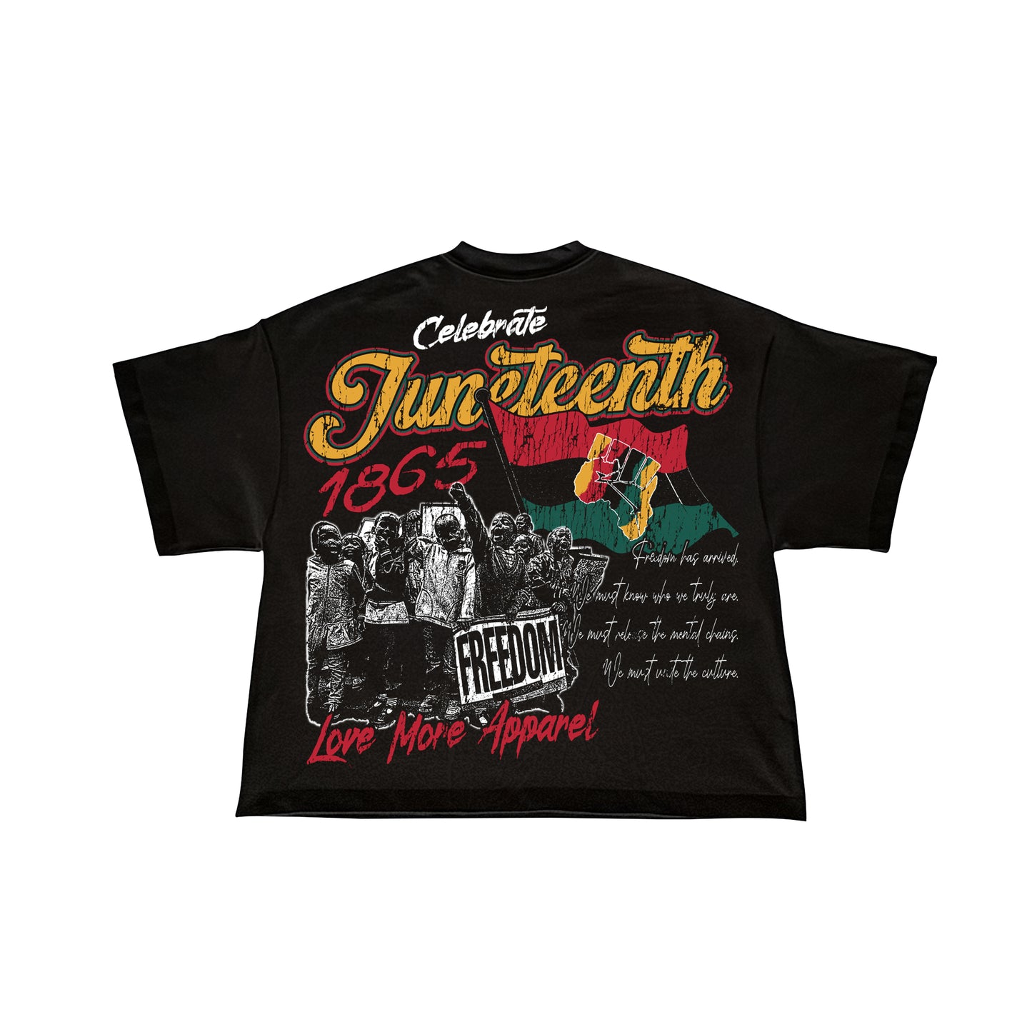 (PREORDERS) Love More Apparel “Juneteenth Celebration” Unisex T-shirt