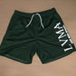 Mesh “Abbreviation” Shorts
