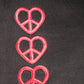 “Hearts Of Peace” Fleece Shorts